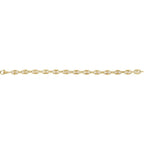14K Yellow Gold 1 CTW Lab-Grown Diamond Mariner Link 7 1/2" Bracelet - C