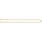 14K Yellow Gold-Filled 5.3 mm Paperclip-Style 16" Chain - C
