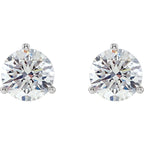 14K White 2 CTW Natural Diamond Stud Earrings - B