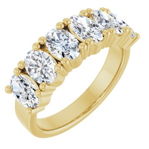 14K Yellow 2 1/5 CTW Natural Diamond Annniversary Band - ViewA