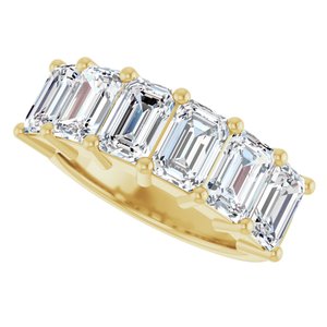 14K Yellow 3 5/8 CTW Natural Diamond Annniversary Band - View5