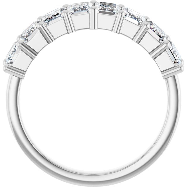 14K White 2 3/4 CTW Natural Diamond Annniversary Band - ViewB_4