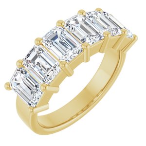 14K Yellow 3 5/8 CTW Natural Diamond Annniversary Band - ViewA
