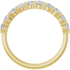 14K Yellow 3/4 CTW Natural Diamond Anniversary Band - ViewB_4