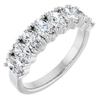 14K White 2 CTW Natural Diamond Annniversary Band - ViewA