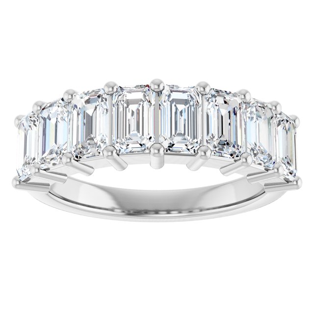 14K White 2 3/4 CTW Natural Diamond Annniversary Band - ViewS