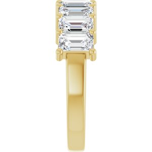 14K Yellow 2 3/4 CTW Natural Diamond Annniversary Band - ViewE