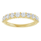 14K Yellow 3/4 CTW Natural Diamond Anniversary Band - ViewS
