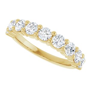 14K Yellow 1 1/3 CTW Natural Diamond Anniversary Band - View5