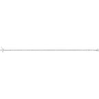 14K White 1 CTW Natural Diamond Line 7 1/4" Bracelet - C