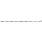 14K White 4 CTW Natural Diamond Line 7 1/4" Bracelet - C