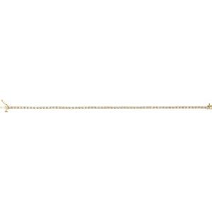 14K Yellow 2 CTW Natural Diamond Line 7 1/4" Bracelet - C