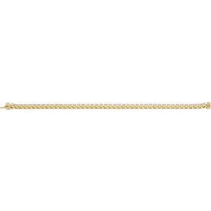 14K Yellow 4 CTW Natural Diamond Line 7 1/4" Bracelet - D